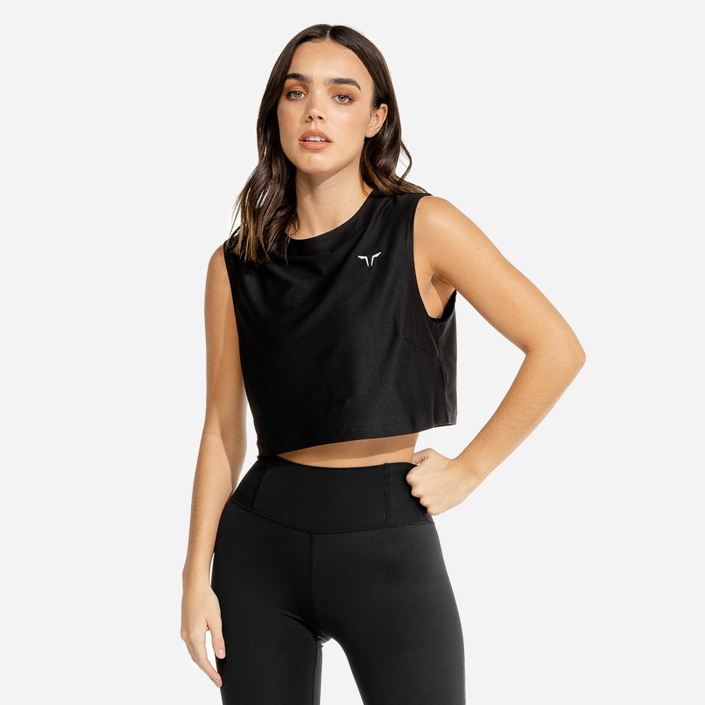 Women's Sleeveless Workout Tops - Cropped