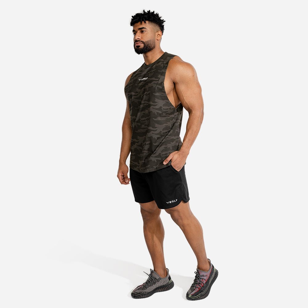 Men's low cut store workout tank tops