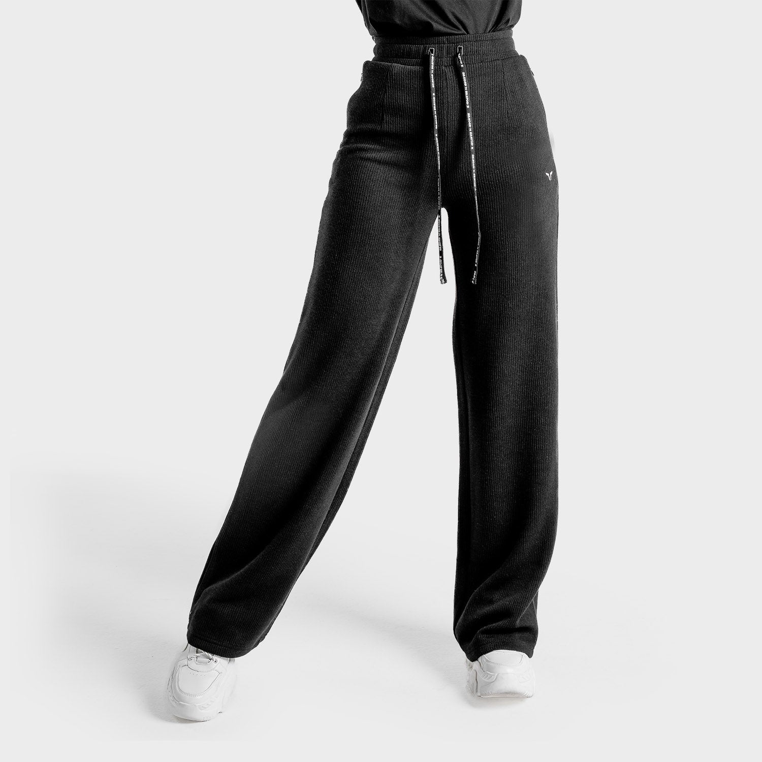 CA, Luxe Wide Leg Pants - Black, Workout Pants Women