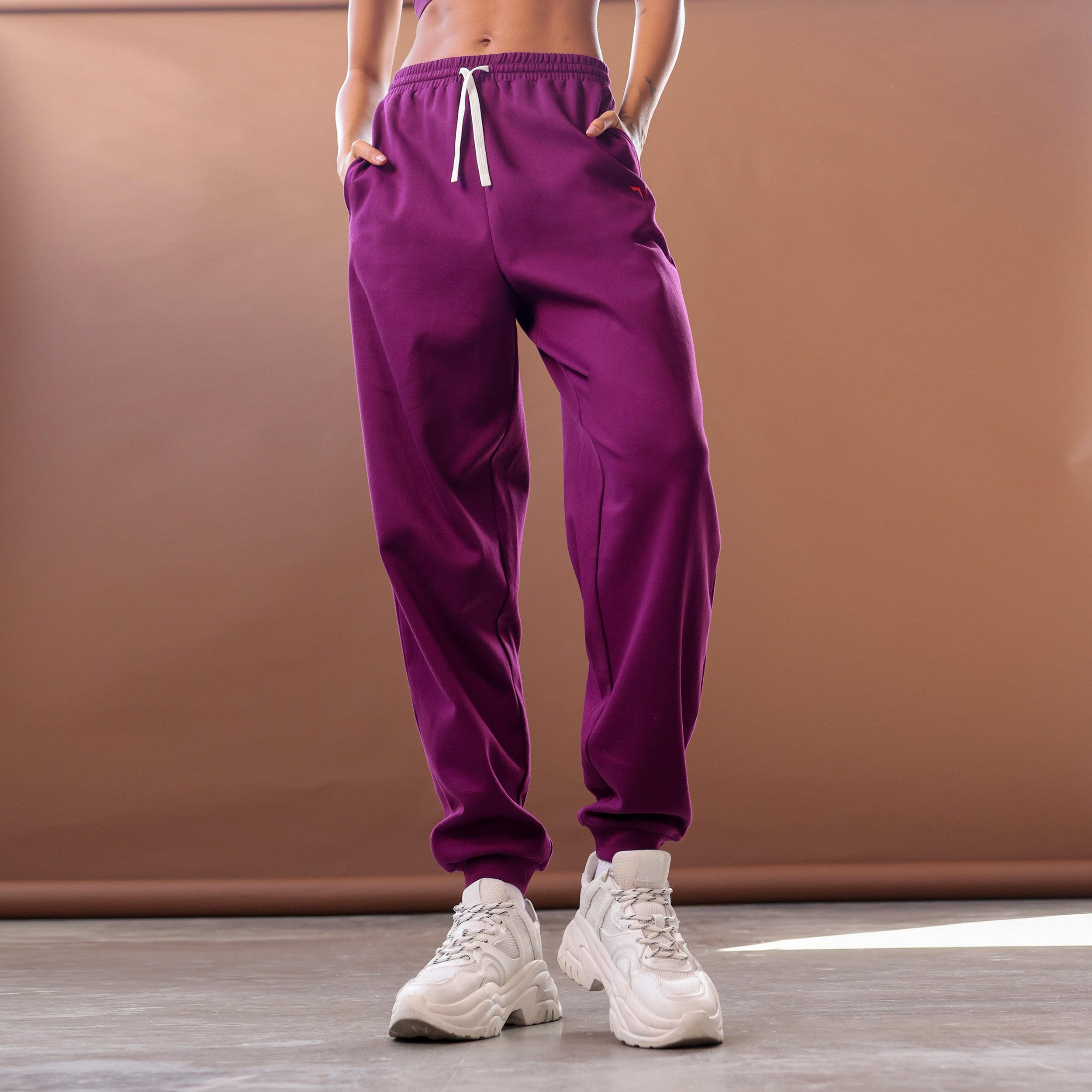 Pact Organic Pants Womens XL Purple Joggers Thermal Lounge Waffle Knit  FLAWS