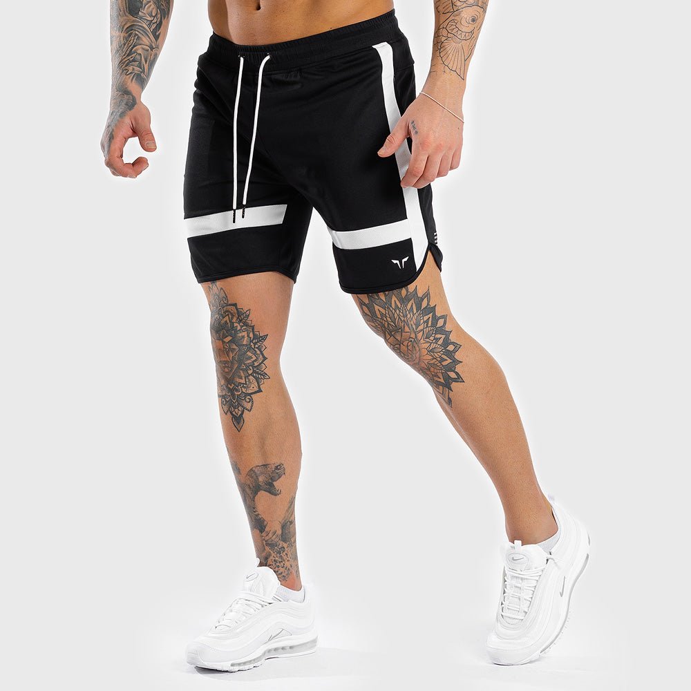 AE, LAB360° 2-in-1 Legging Shorts - Black, Gym Shorts Men