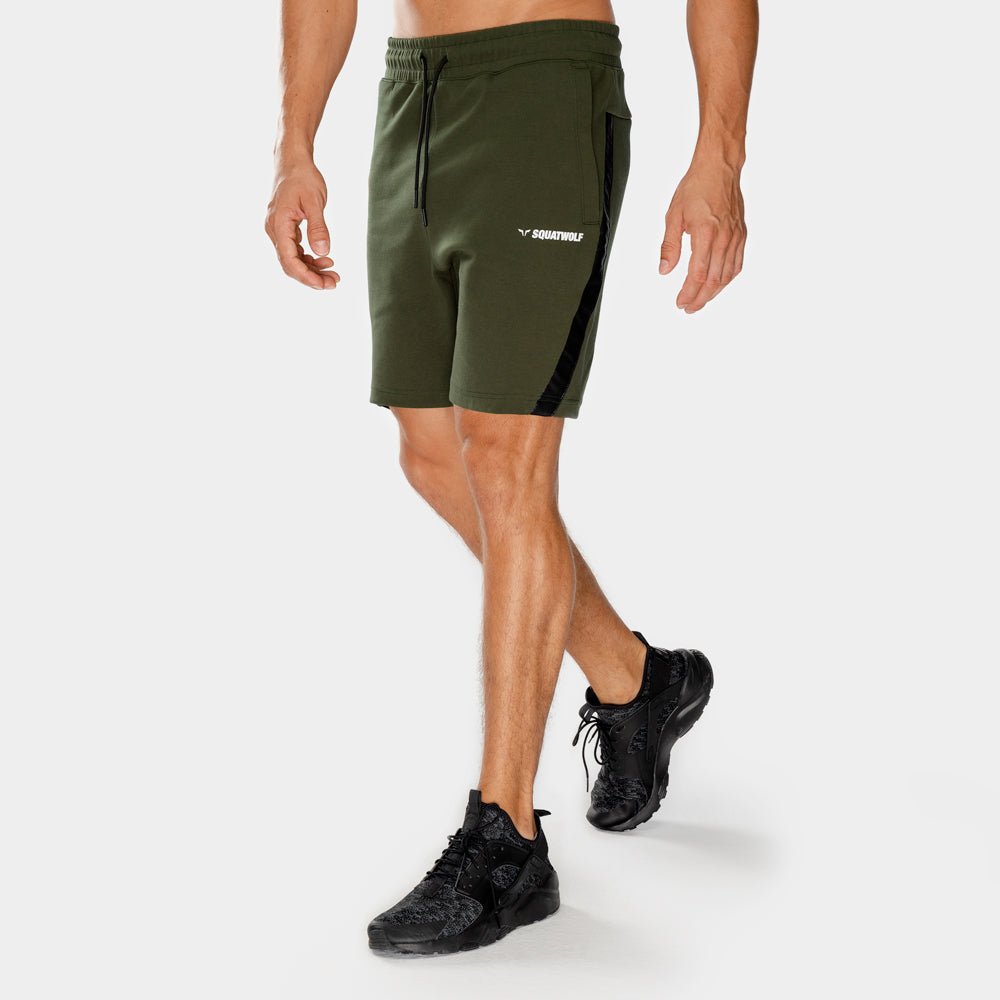 Warrior Shorts - Olive | Gym Shorts Men | SQUATWOLF