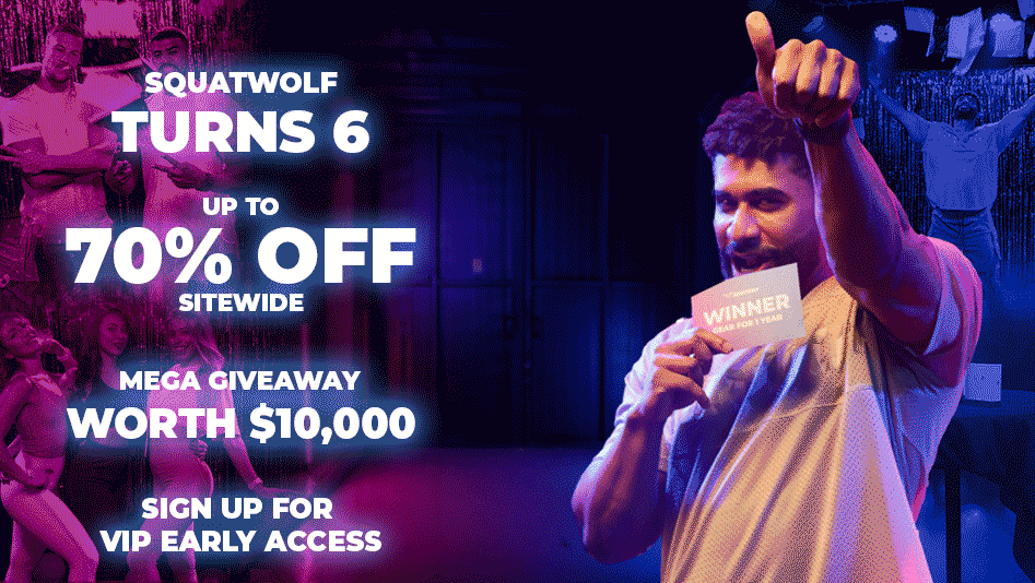 Up To 70% Off Sitewide | $10,000 Giveaway | SQUATWOLF Turns 6