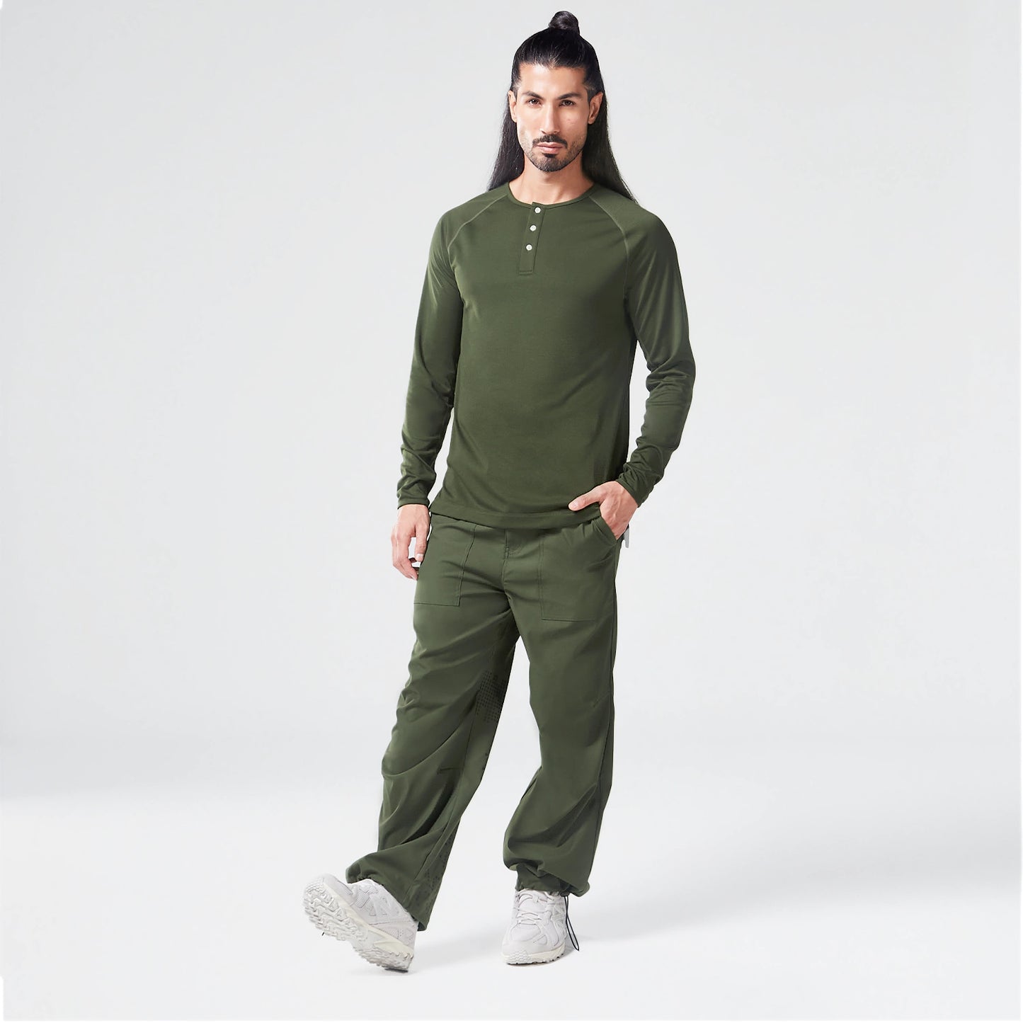 Code Para Pants - Kombu Green