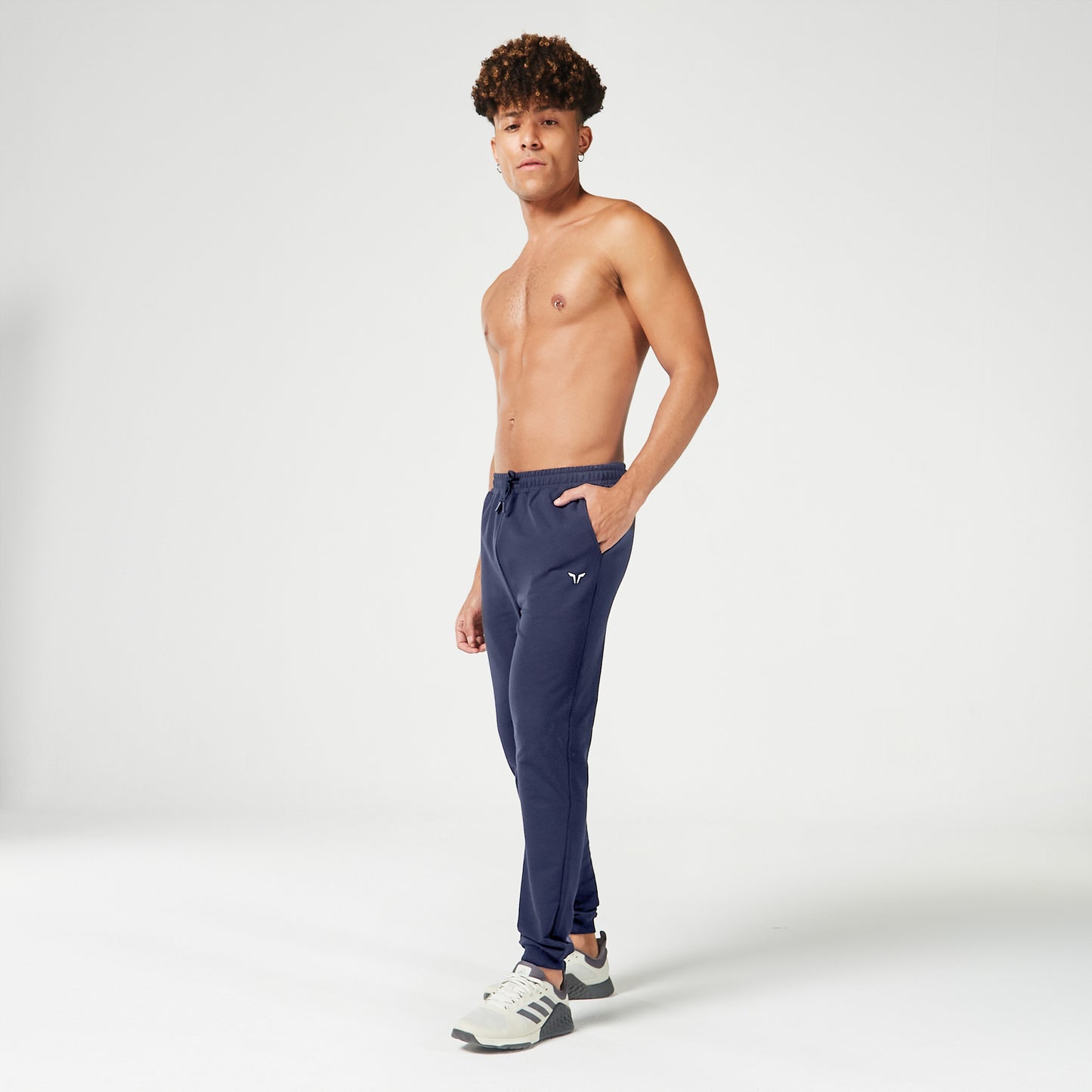 Essential Tapered Joggers - Navy
