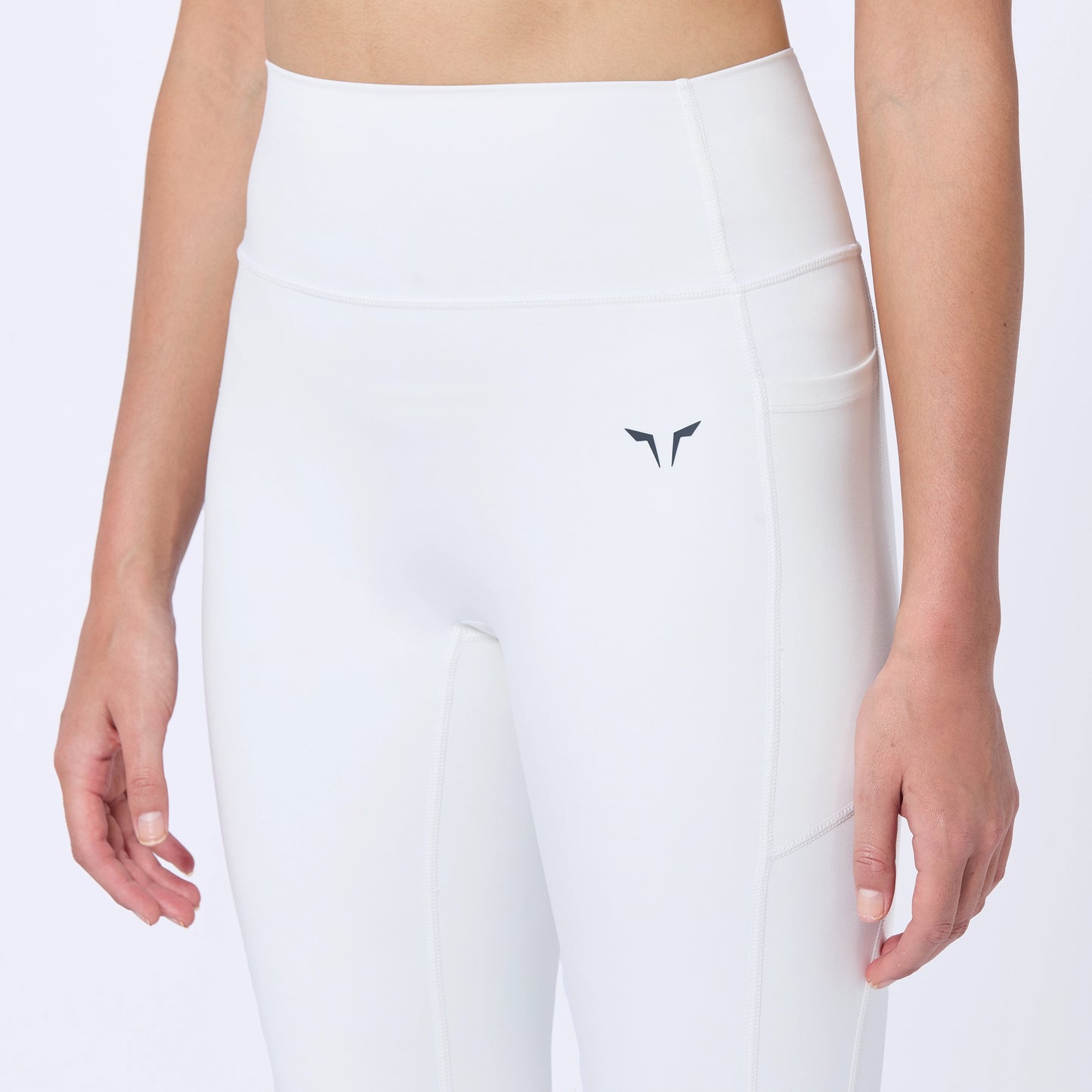 Essential ACT Double Layered Leggings 24" 2.0 - Pearl White