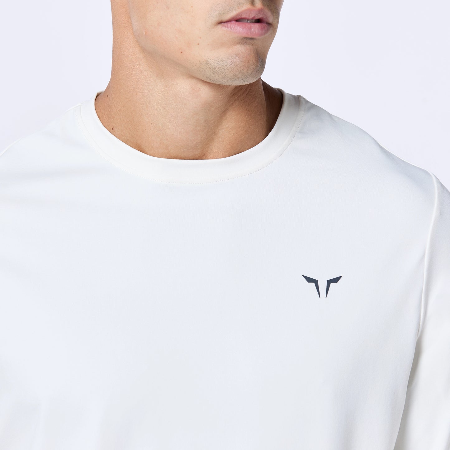 Essential Active Full Sleeves Tee - Pearl White