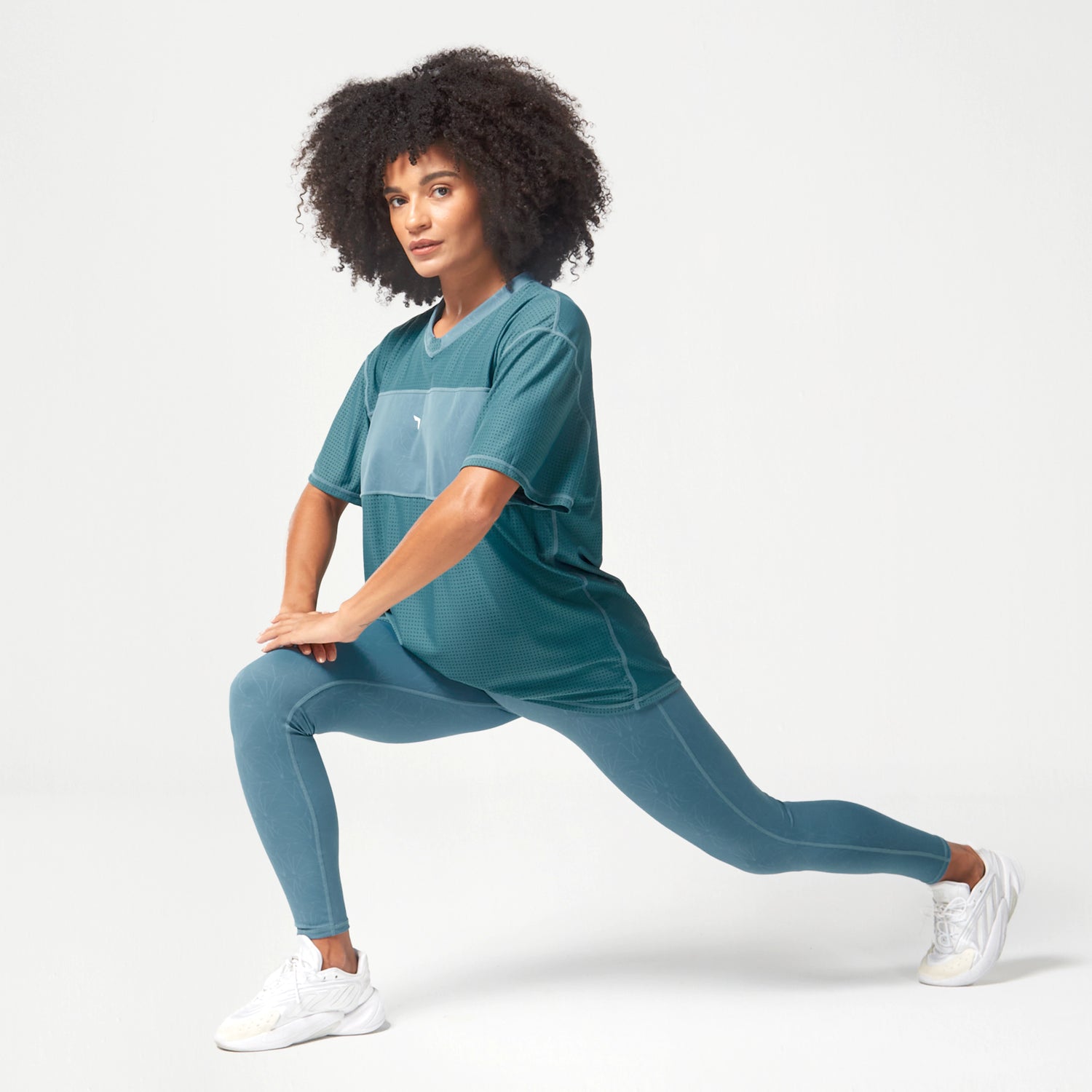 ES, Mesh Reversible Tee - Hydro, Workout Shirts Women