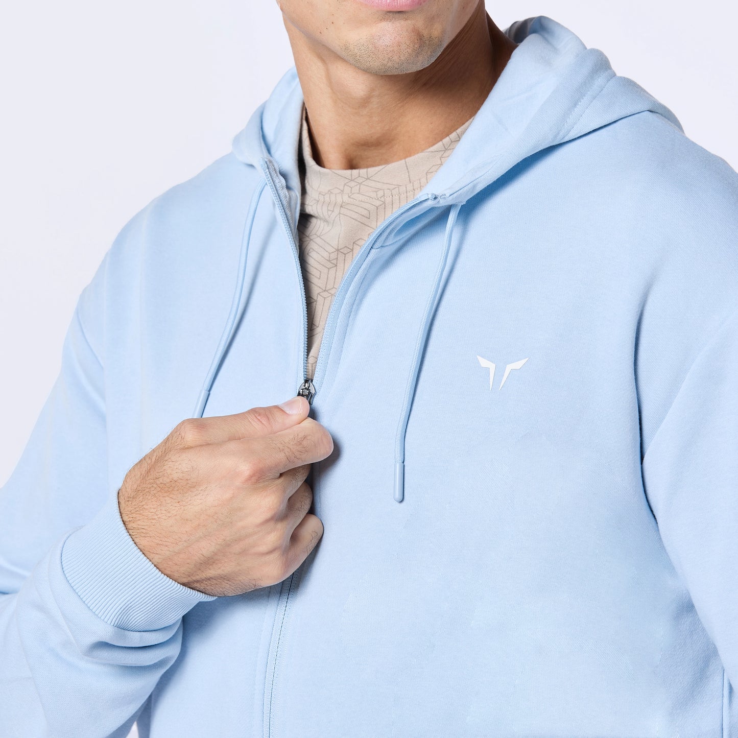 Essential Zipped Hoodie - Skyway