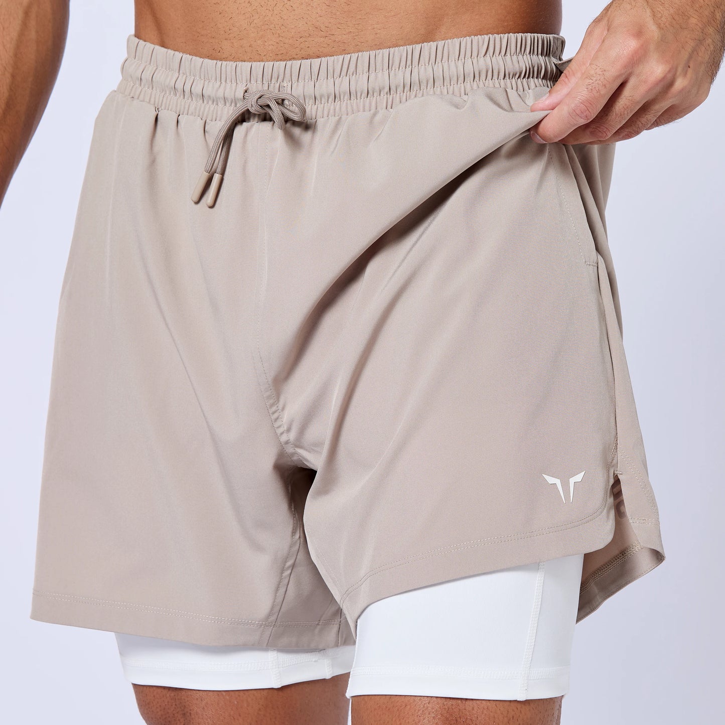 Essential 5" Pro 2-In-1 Shorts - Cobblestone