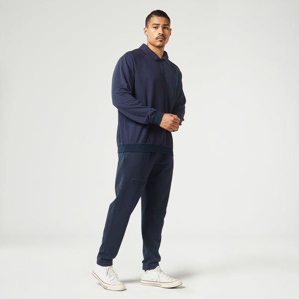 Golden Era Ripped and Repaired Joggers - Navy