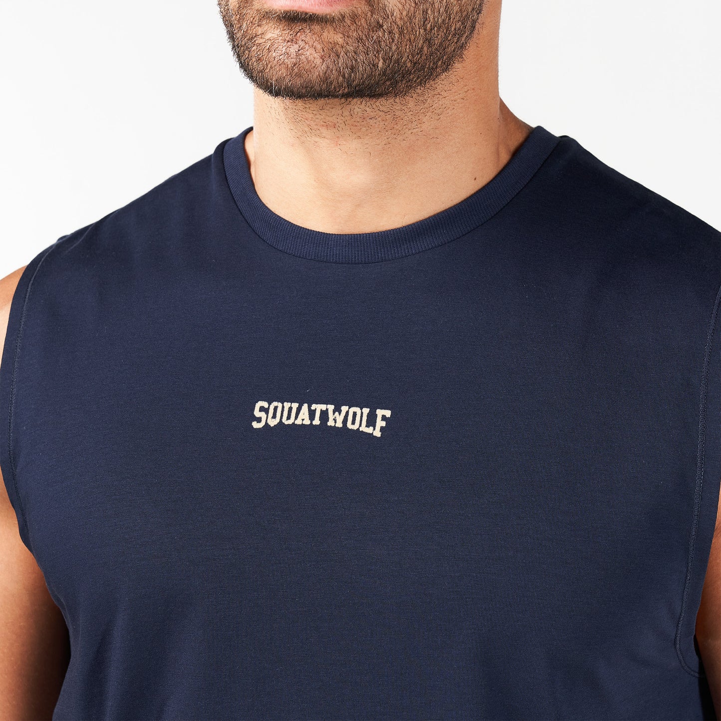 squatwolf-gym-wear-golden-era-young-retro-tank-navy-workout-tank-tops-for-men