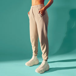 Essential Relaxed Joggers - Cobblestone