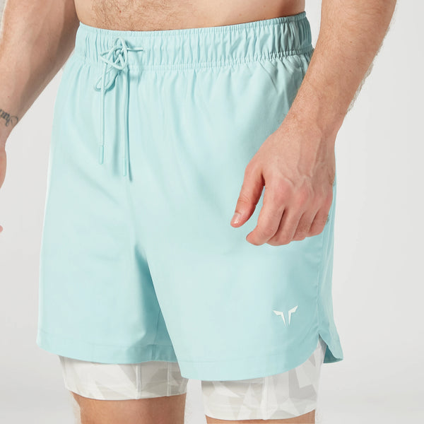 Limitless 2-in-1 7" Shorts - Canal Blue