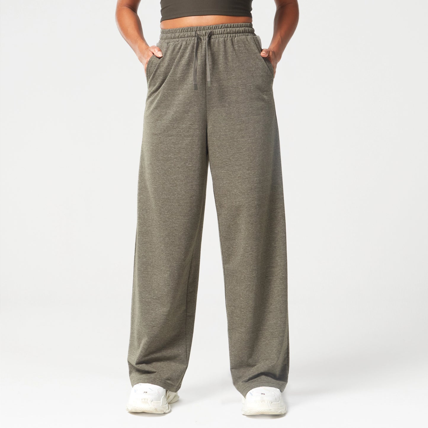 AE | Code Live in Joggers - Khaki Marl | Workout Pants Women | SQUATWOLF