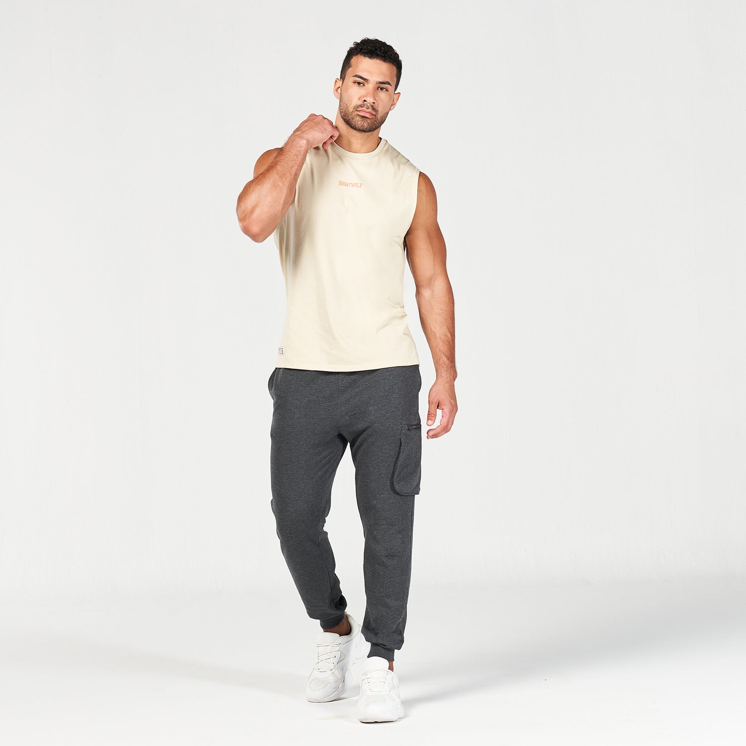 squatwolf-gym-wear-golden-era-young-retro-tank-brown-rice-workout-tank-tops-for-men