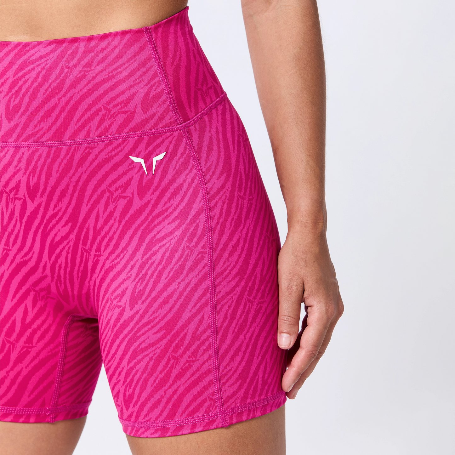 5" Cycling Shorts - Beetroot Purple Print