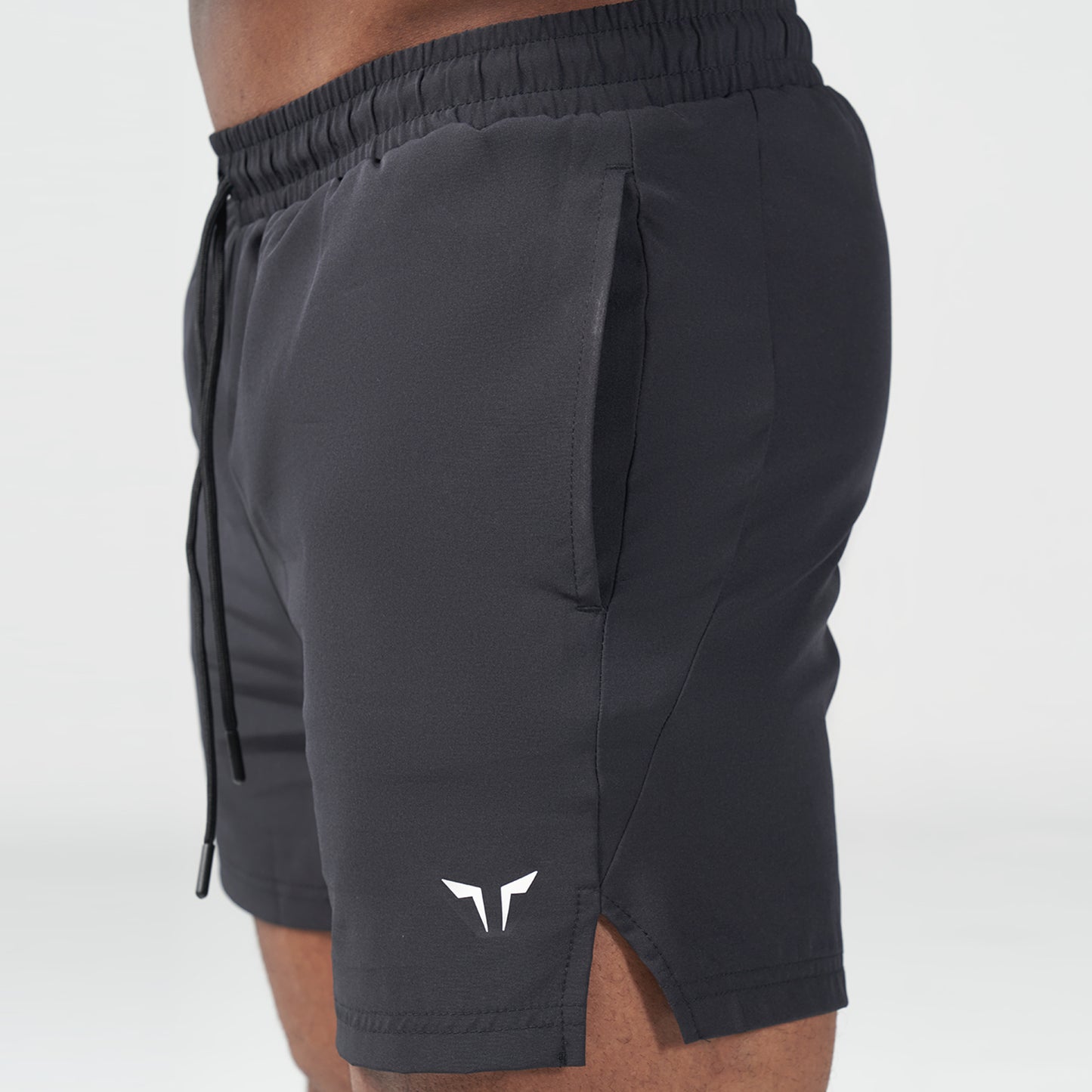 AE | Essential 5 Inch Shorts - Black | Gym Shorts Men | SQUATWOLF