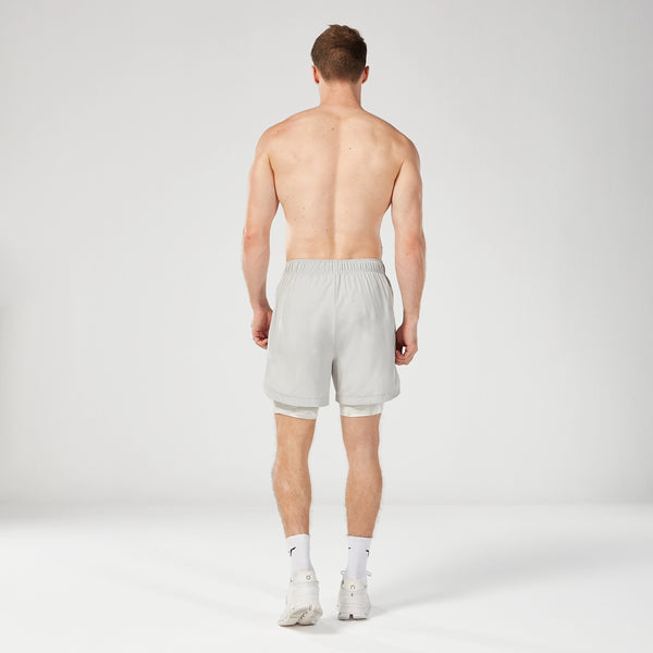 Limitless 2-in-1 7" Shorts - Storm Grey