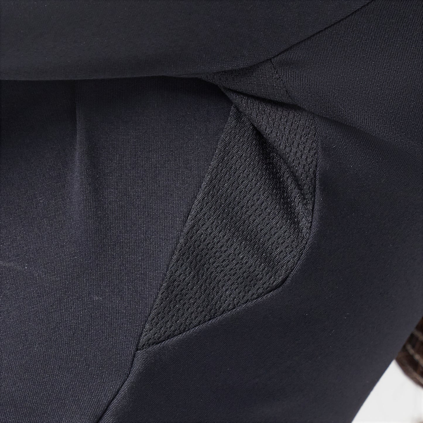 Essential Full Sleeves Crop Top - Black