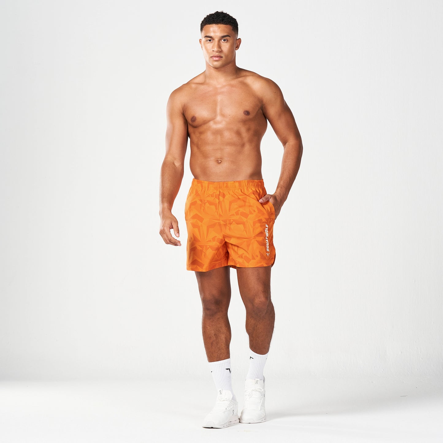 Warrior 5" Shorts 2.0 - Persimmon Orange Dot Camo
