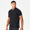 squatwolf-gym-wear-core-over-achiever-polo-navy-workout-shirts-for-men