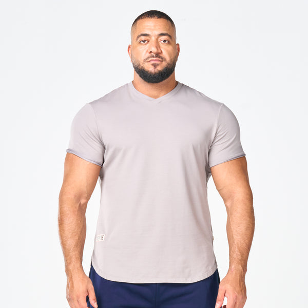 Golden Era Fresh Legacy Muscle Tee - Light Grey Marl