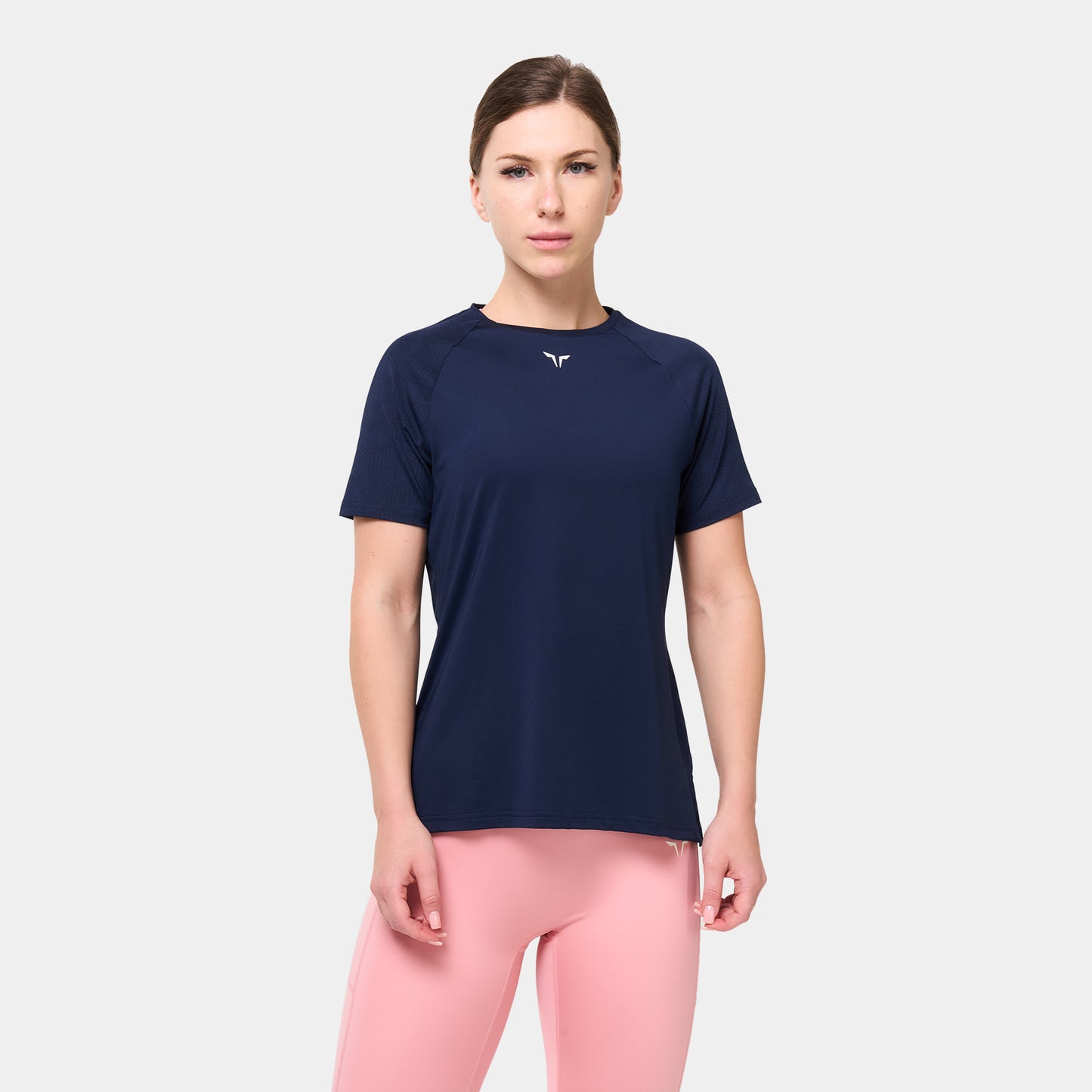 Weightless Tee Monogram Sleeve - Navy