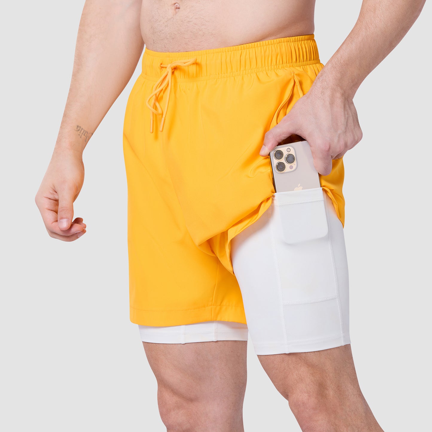 Limitless 2-In-1 7" Shorts - Spectra Yellow