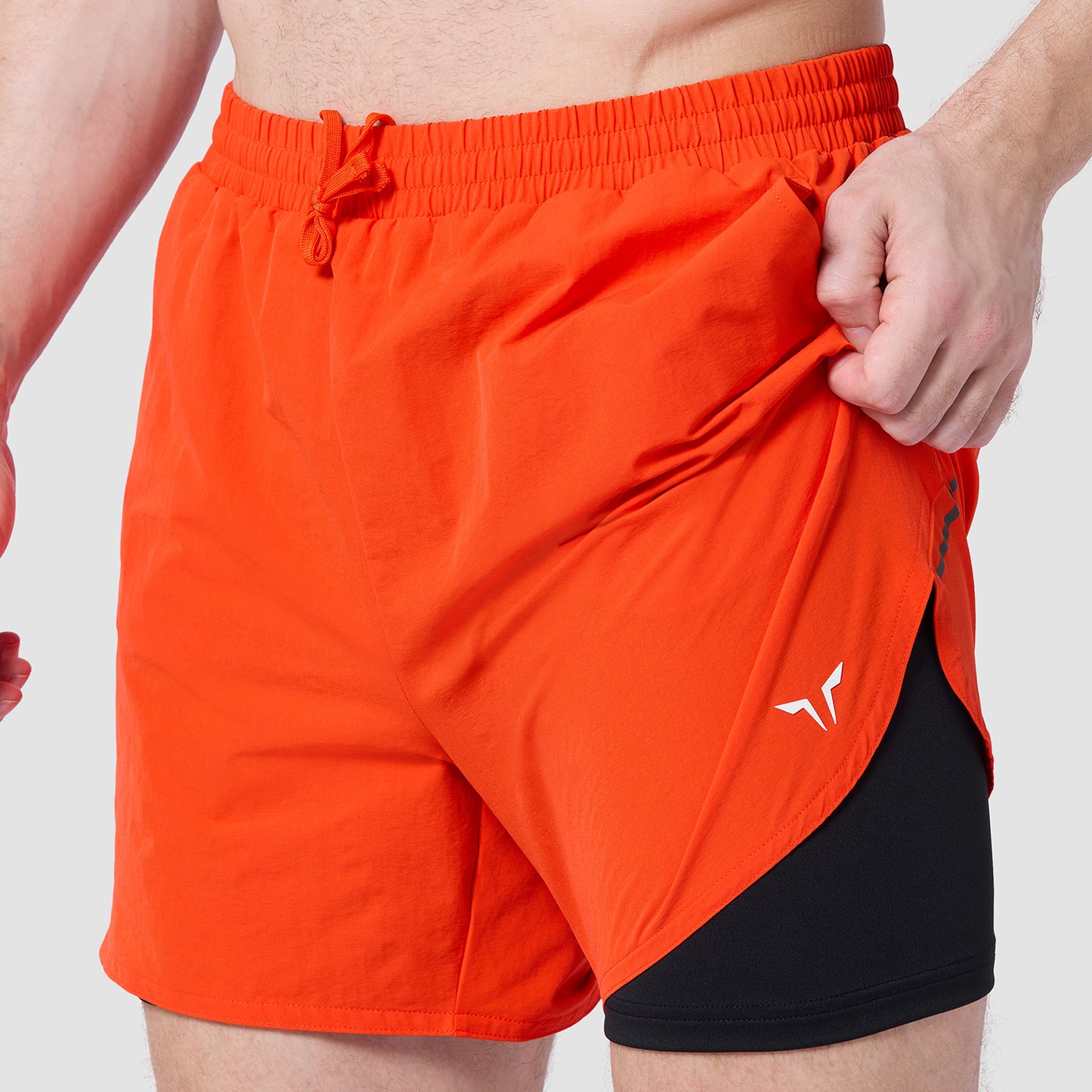 TDry™ Tech 2-In-1 Shorts - Orange.Com