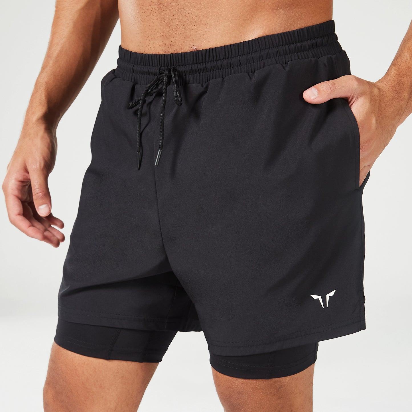 Essential 5" 2-in-1 Shorts - Black