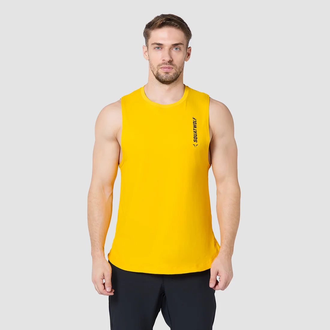 AE | Warrior Cut Off Stringer 2.0 - Spectra Yellow | SQUATWOLF