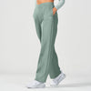 Crossover Straight Pants - Pearl White
