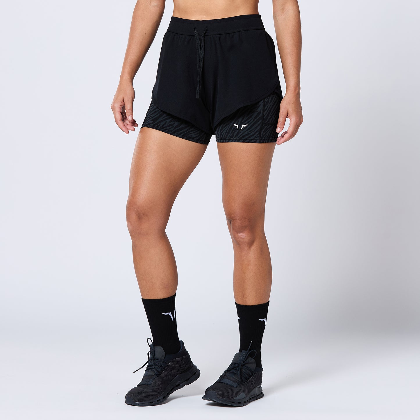 Core Padel Shorts - Black Print