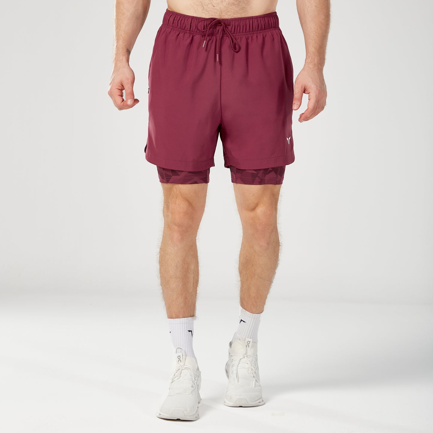 Limitless 2-in-1 7" Shorts - Burgundy