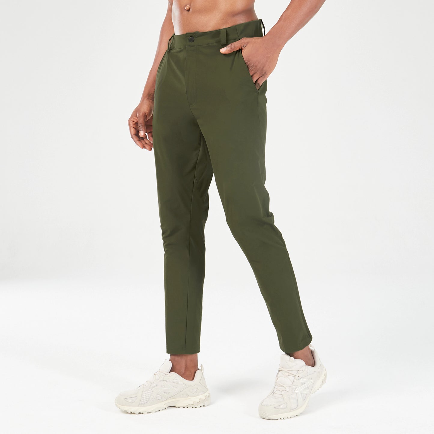 AE | Statement Ribbed Smart Pants - Kombu green | Gym Pants | SQUATWOLF