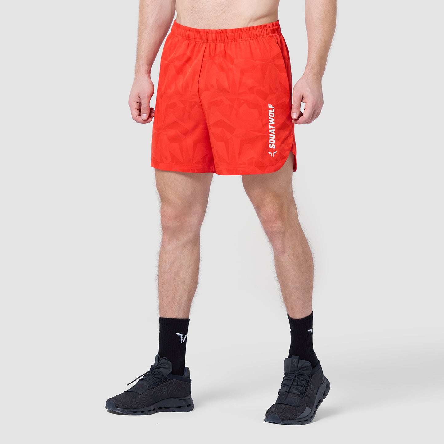 Warrior 5" Shorts 2.0 - Orange.Com Dot Camo