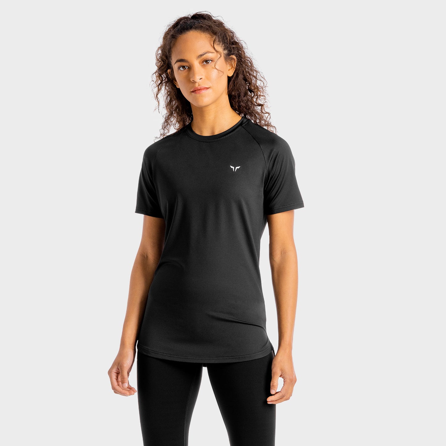 Nike Sportswear Dry Versa Mesh Back Training Top Women Size Medium Black