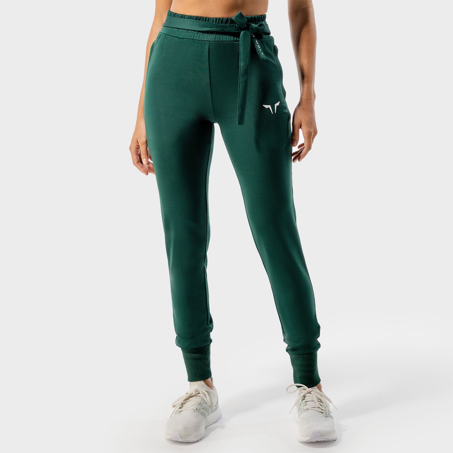 squatwolf-gym-pants-for-women-she-wolf-do-knot-joggers-bottle-green-workout-clothes