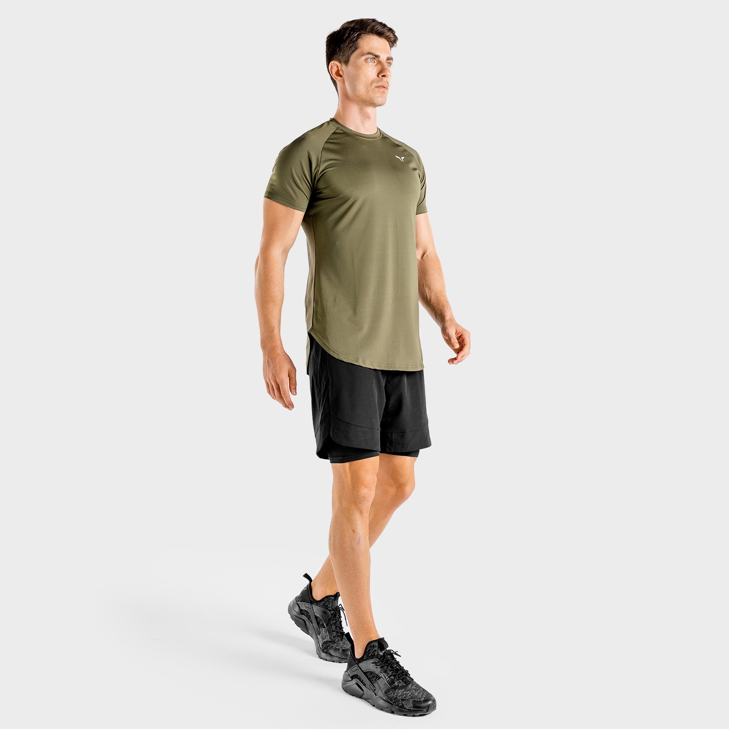 squatwolf-gym-wear-limitless-razor-tee-khaki-workout-shirts-for-men