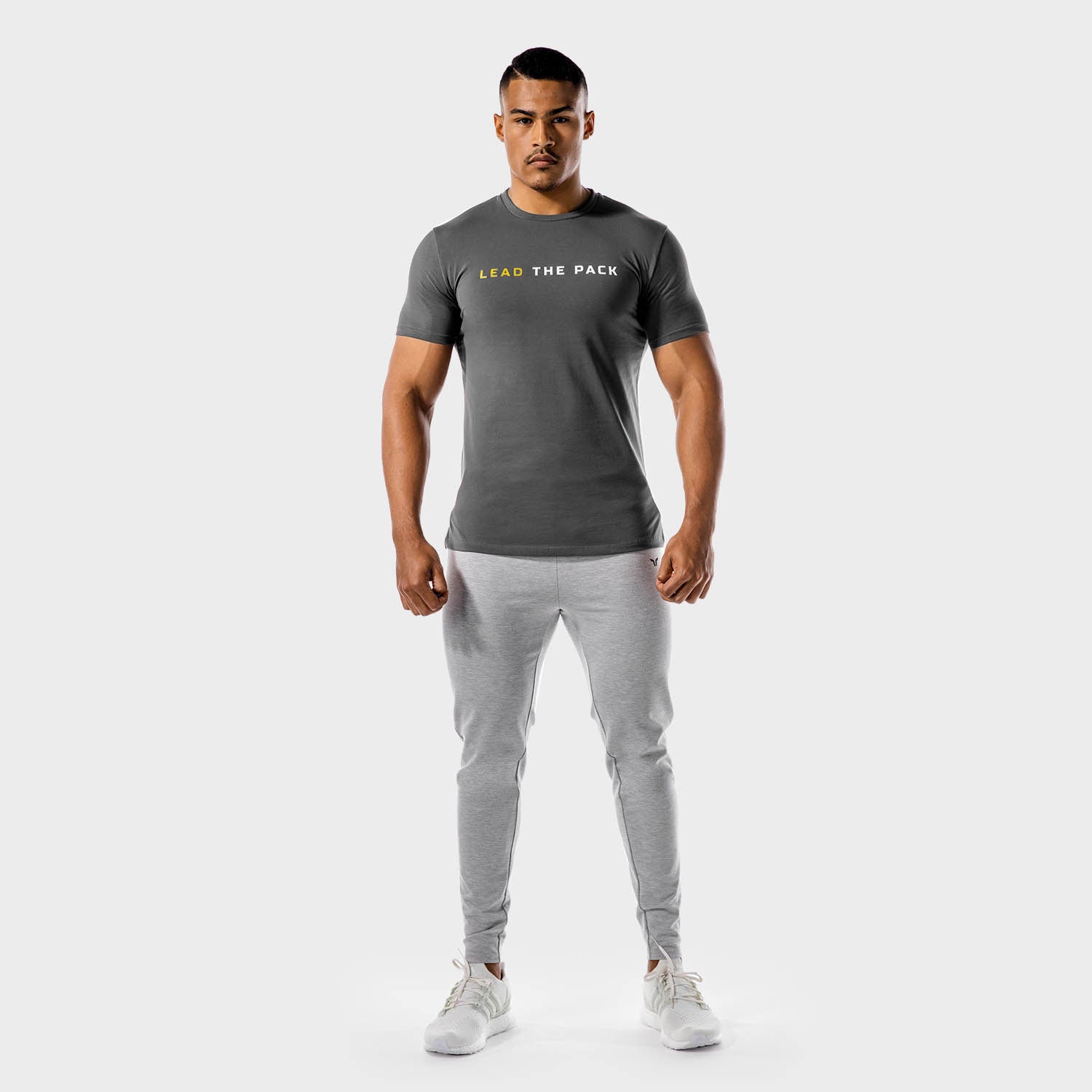 squatwolf-gym-t-shirts-for-women-the-pack-muscle-tee-grey-workout-clothes