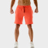 squatwolf-workout-short-for-men-lab-360-jogger-shorts-hot-coral-gym-wear