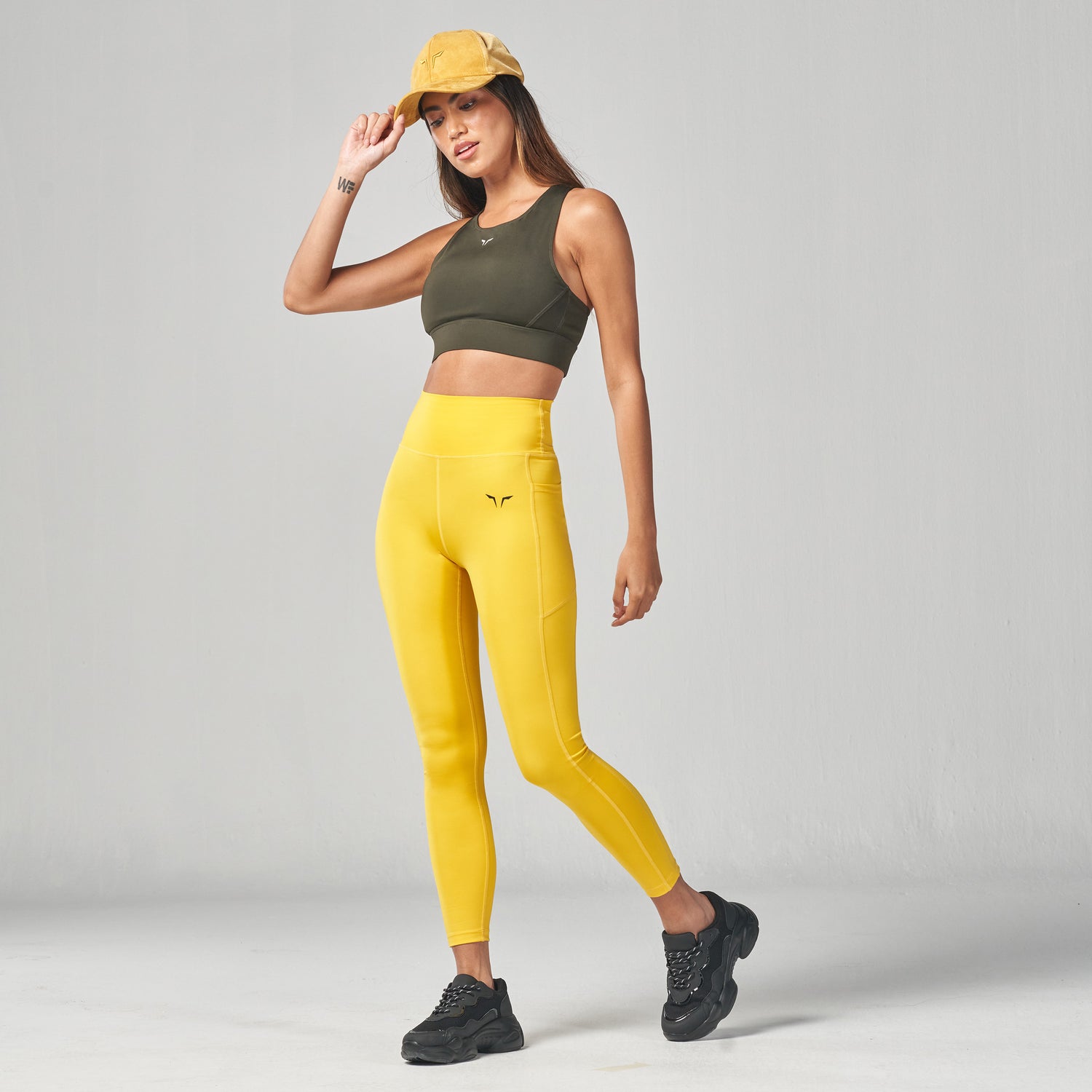  Yellow - Women's Activewear Leggings / Women's
