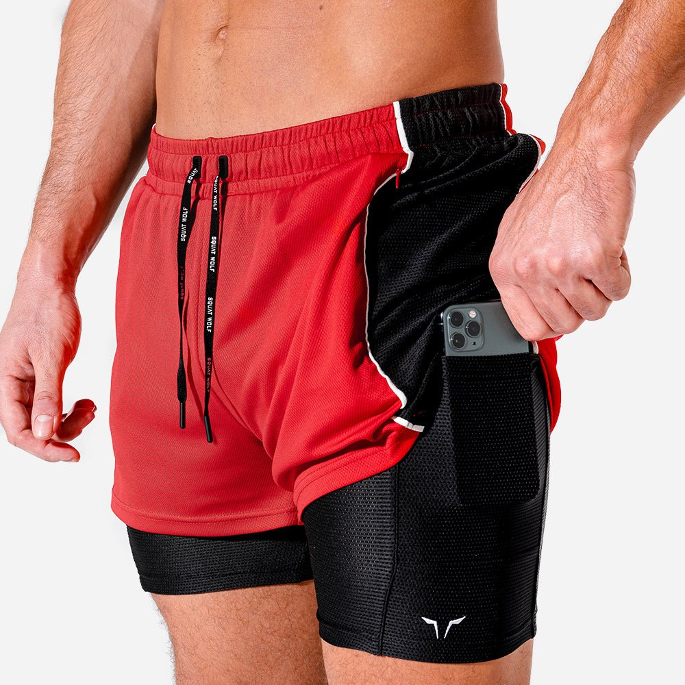 squatwolf-workout-short-for-men-hybrid-2-in-1-red-shorts-gym-wear