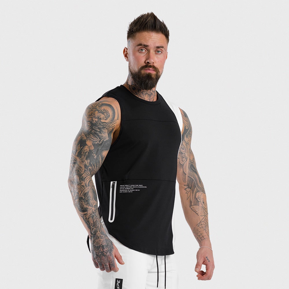 squatwolf-gym-wear-hyper-series-tank-black-white-workout-tank-tops-for-men