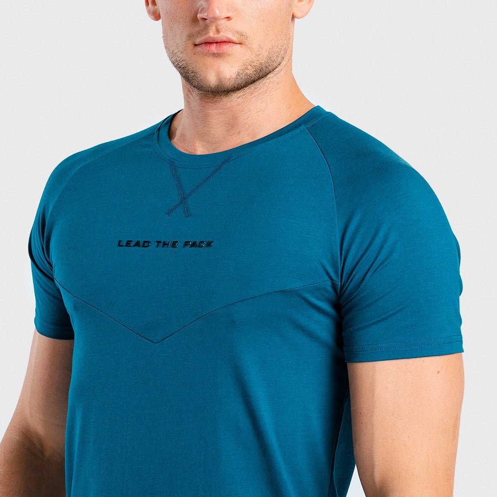 | Statement Tee Teal | Gym T-Shirts | SQUATWOLF