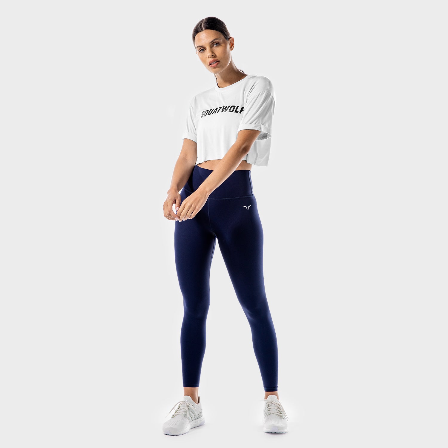 squatwolf-gym-t-shirts-for-women-iconic-crop-tee-white-workout-clothes