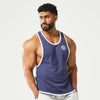 squatwolf-gym-wear-golden-era-waffle-tank-blue-workout-tank-tops-for-men