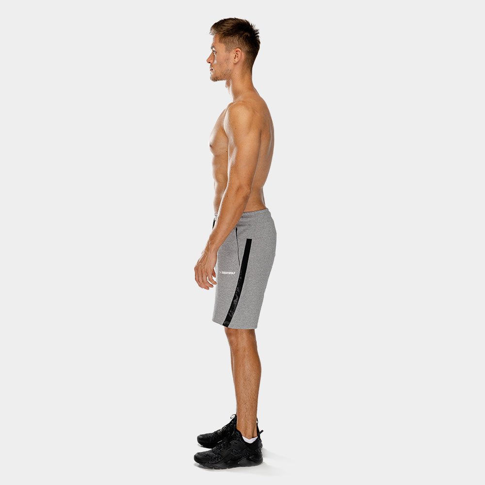 squatwolf-short-for-men-warrior-panel-shorts-grey-workout-gym-wear