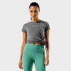 squatwolf-crop tops-for-women-wolf-top-olive-gym-workout-she